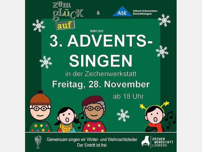 Singend in die Vorweihnachts-Zeit