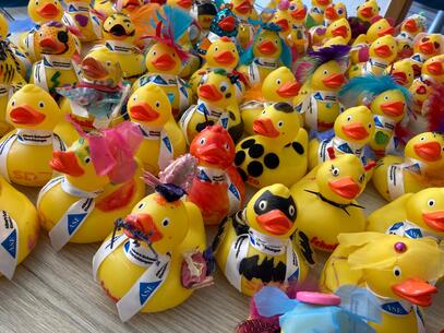 Teilnahme am Dinslakener Entenrennen