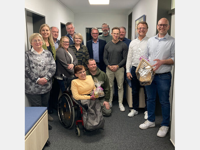 Bürgermeister Panke zu Besuch