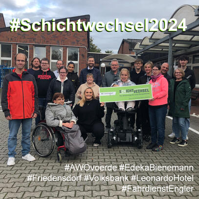 Schichtwechsel geglückt!