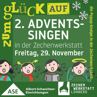 Gemeinsames Advents-Singen in der Zechenwerkstatt